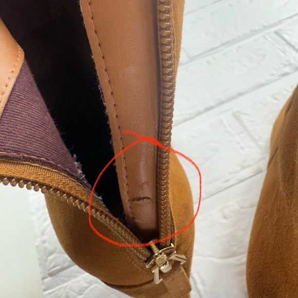 Franco Sarto Women's Venture Bootie In Whisky Color Size 6 - Picture 12 of 16